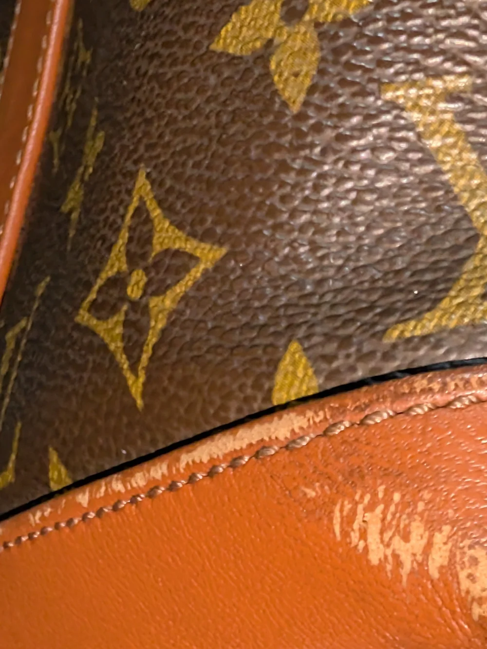 Louis Vuitton Sac Weekend PM Monogram Tote Bag Vintage Travel Shopper M42425